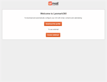 Tablet Screenshot of mail.lanmark360.com